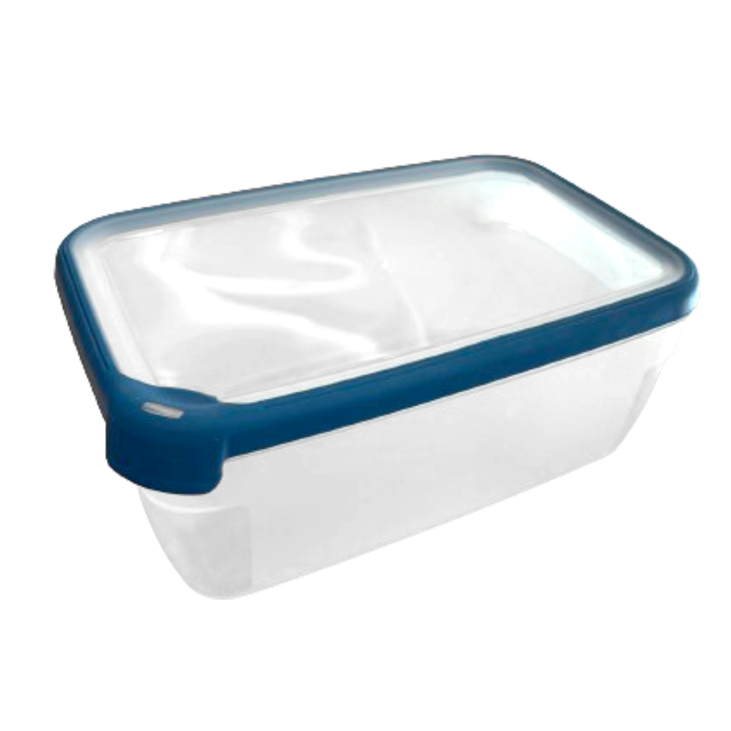 Opbevaringsboks lufttæt, hård plast, fødevaregodkendt, godkendt til fryser, mikrobølgeovn og opvaskemaskine