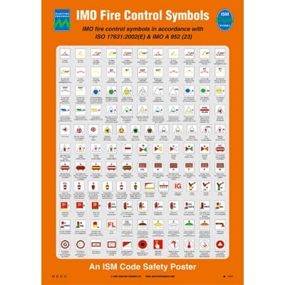 IMO Fire Control Symbols 475 x 330 mm