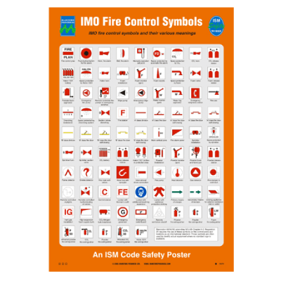 IMO Fire Control Symbols 475 x 330 mm