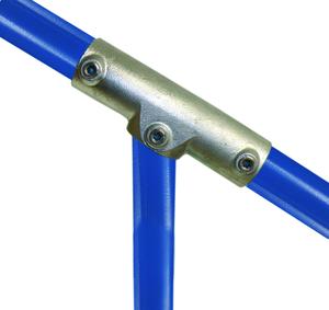 Justerbart t-stykke (11°-30°) - fitting 327, 42,4 mm (327-7), Kee Clamp galvaniseret rørfitting