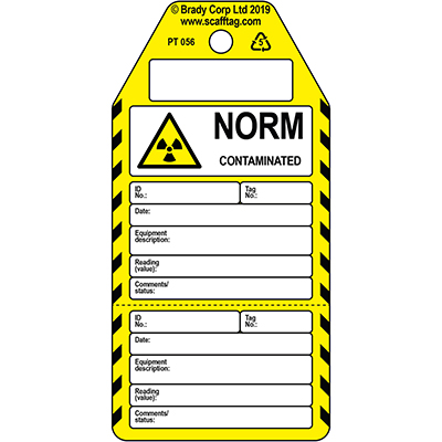 Norm Contaminated - 2 part tag