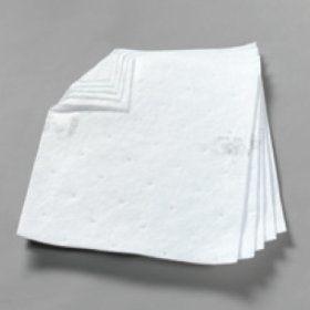 3M HP-156 Olieabsorbent, ark, 48 cm x 43 cm, 100/krt Olie absorbent, 100 ark, HP156