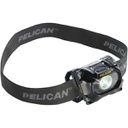 PELI™ PELI™ 2750 Headlamp  har to lysstyrker med henholdsvis 40 og 12 brændtimer. Pandelygten vejer bare 60 gram og drives af 3 AAA batterier.