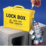 Bærbar Metal Group Lock Box