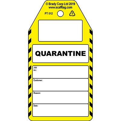 Quarantine tag