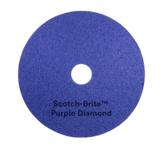Scotch-Brite Diamant gulvrondeller, Lilla, 14&quot; - 355 mm