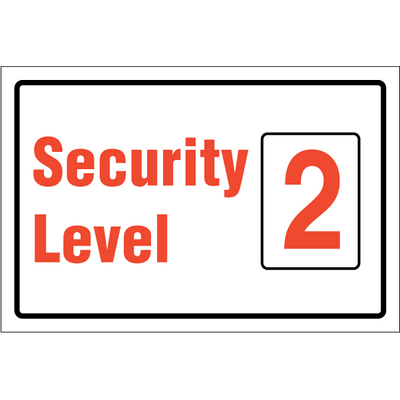 Security level 2 150 x 300 mm