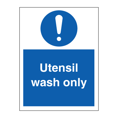 Utensil wash only 200 x 150 mm