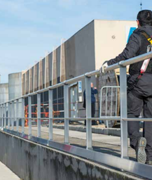VECTACO® Top Fix Guardrail, fastmonteret rækværk