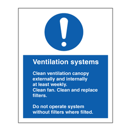 Ventilation systems 250 x 200 mm