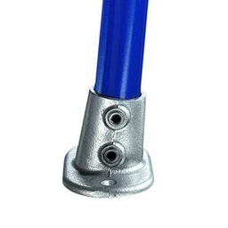[23-K-67-7] Vinklet justerbar flange (3°-11°) - fitting 67, 42,4 mm (67-7), Kee Clamp galvaniseret rørfitting