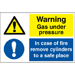 [17-J-2714] Warning gas under pressure