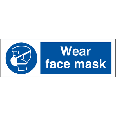 Wear face mask 100 x 300 mm