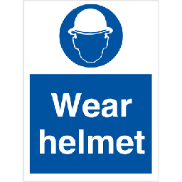 Wear helmet 200 x 150 mm