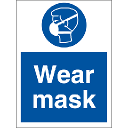 Wear mask 200 x 150 mm