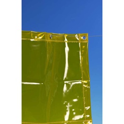 Blue Skinnex Svejseforhæng og slibeforhæng, gennemsigtig NF kvalitet findes i gul eller grøn Laves efter dine mål ring på 55446644mål