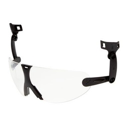 [35-V9C] 3M integrerede beskyttelsesbriller til sikkerhedshjelm, klar, V9C