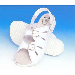 Hvid Comfeet sandal blød indersål justerbar hælrem vægt kun 307 gram REST SALG SÅ LÆNGE LAGER HAVES