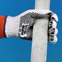 Billig kvalitets Loblon handske med dutter - polyester og bomuld, K211 REST SALG SÅ LÆNGE LAGER HAVES