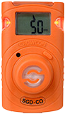 [18-CL-CO] Mobil CO Kuldioxid enkeltgas Crowcon Clip gasdetektor