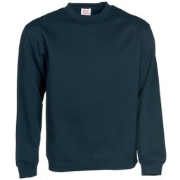 Sweatshirt, marineblå 80% bomuld 20% polyester