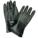 North B131R. Let, tynd og smidig butyl handske med ru overflade og rullekant, længde 280 mm tykkelse 0,33mm 