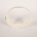 Cirkulær fleksibel forbindelse i kraftigglasvæv belagt med silicone, laves efter mål med eller uden spændbånd samt med flangekanter (TOLD NR 62113900)