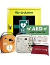 IPAD SP1 AED Med udendørs gult stålskab hjertestarter pakke