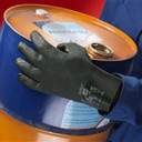 Ansell Snorkel 04-460 Heldyppet bredspektret kemikaliehandske i PVC på jersey fleece for, ru gribeflade, 255 mm RESTSALG SÅ LÆNGE LAGER HAVES