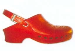 Termoplast tøffel med hælrem slippers, rød REST SALG SÅ LÆNGE LAGER HAVES