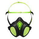 BLS 8600 genanvendelig, og vedligeholdelsesfri  maske med indbyggede filtre A2P3 R D, mod organiske dampe samt støv, fødevarergodkendt