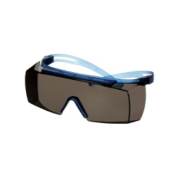 [35-SF3702SGAF-BLU-EU] 3M™ SecureFit™ 3700 Overbrille, blå brillestang, Scotchgard™ anti-dug (K&amp;N), grå linse, SF3702SGAF-BLU-EU
