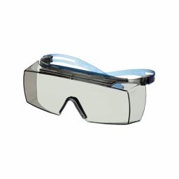 [35-SF3707XSGAF-BLU-EU] 3M™ SecureFit™ 3700 Overbrille, blå brillestang, tætningskant, Scotchgard™ anti-dug (K&amp;N), Indoor/Outdoor lysegrå linse, SF3707XSGAF-BLU-EU