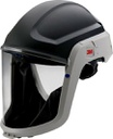 3M m 307 Versaflo M-serie visir og hjelm, - Letvægts hoveddel M-307 med sikkerhedshjelm og flammeresistent ansigtstætning og polycarbonat visir 