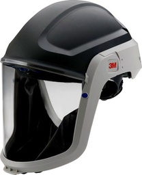 [35-M307] 3M m 307 Versaflo M-serie visir og hjelm, - Letvægts hoveddel M-307 med sikkerhedshjelm og flammeresistent ansigtstætning og polycarbonat visir 