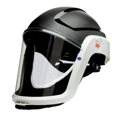 [35-M306] 3M Versaflo M-serie visir og hjelm, M-306 - Letvægts kompakt hoveddel, med sikkerhedshjelm og komfortabel ansigtstætning polycarbonat visir M 306
