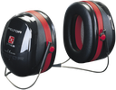 3M PELTOR Optime III Høreværn, 35 dB, sort/rød, nakkebøjle, H540B-412-SV - 3M PELTOR Optime III høreværn med nakkebøjle, 35dB, H540B-412-SV