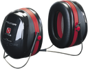 3M PELTOR Optime III Høreværn, 35 dB, sort/rød, nakkebøjle, H540B-412-SV - 3M PELTOR Optime III høreværn med nakkebøjle, 35dB, H540B-412-SV