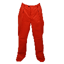 Kraftig Orange Bukser / benklæder polyester bomuld REST SALG SÅ LÆNGE LAGER HAVES