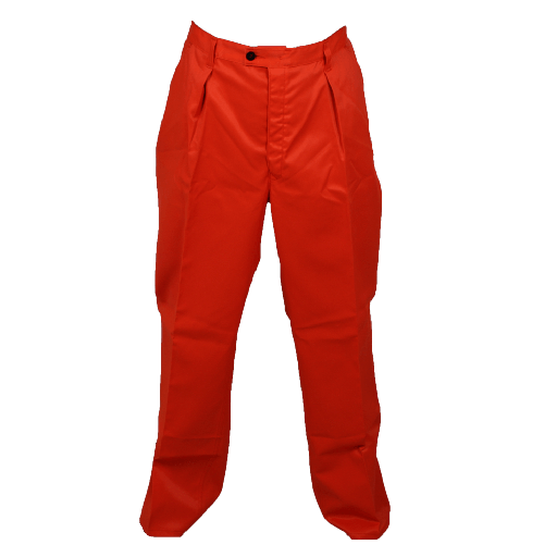 Kraftig Orange Bukser / benklæder polyester bomuld REST SALG SÅ LÆNGE LAGER HAVES