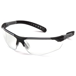 [32-PF-8345] 8345 Puma sikkerhedsbrille, klar linse, indstillelige brillestænger buet glas samt i optisk klasse 1, med bløde næseklemmer. vægt 28 gram. SBG10110DTM