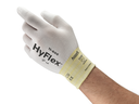 Ansell HyFlex 11-605 Hvid monterings handske, PU på fingerspidser, polyamidfor, som giver en fin fingerføling længde 160-255 mm