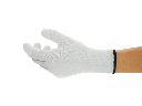 Ansell ActivArmr 78-100 fødevaregodkendte strikkede hvide termo handsker med ribkant, passer begge hænder længde 224 til 254 mm