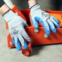 Duro Task, NF14, Grå, sømløs strikket monteringshandske i bomuld/polyamid,  210-280 mm Billige handsker. REST SALG SÅ LÆNGE LAGER HAVES
