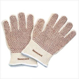 [36-N-51/7147-10] HotMill, strikket varmefast dothandske i 100% bomuld, mønstret belægning med nitril, NBR, handsken passer både højre / venstre længde 300 mm North Honeywell 51/7147