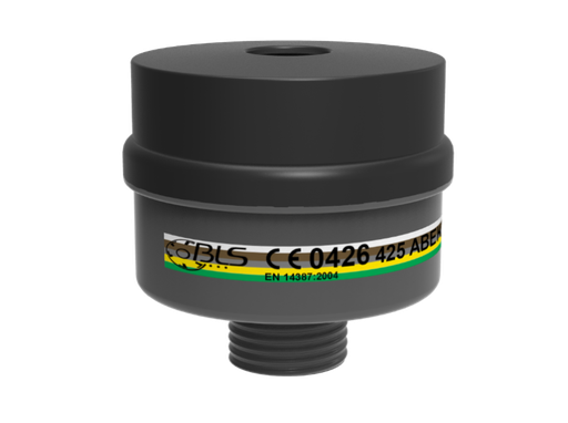 [28-B-425] BLS 425 ABEK2P3 R filter, med 40 mm gevind BLS 400-serien ( dette filter må kun bruges på helmaske 28-B-5400), filteret kan genanvendes BLS 400 serien