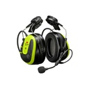 3M™ PELTOR™ WS™ ALERT™ X-headset, klart gule skaller, sikkerhedshjelm-monteret, kompatibel med mobilapp, MRX21P3E4WS6