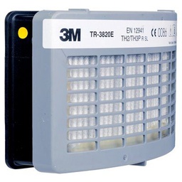 [35-TR3822E] 3M Versaflo Filter P3 HF og sure gasser under GV, TR-3820E Partikelfilter til 3M Versaflo TR-315E Turbo