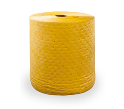 [25-286MBYSRSL] 64 Liter 286 g/m2 smelteblæst gule Split Rulle absorbenter, enkelt laminering, 38cm x 46m (15 &quot;x 150&quot;) 1rulle