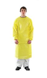Gul Kemikalie ærmeforklæde , AlphaTec® 3000 - Model 214